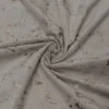 Tissu velours frappé Astral gris perle