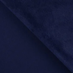 Tissu velours milleraies bleu marine