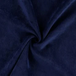 Tissu velours milleraies bleu marine