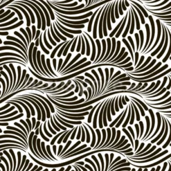 Tissu volutes végétales personnalisé