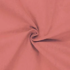 Toile coton rose saumon grande largeur
