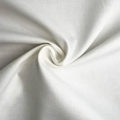 Toile coton unie blanche