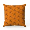 Toile d'araignée - Fond orange