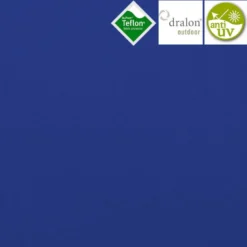 Toile extérieure Téflon grande largeur bleu roi