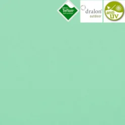 Toile extérieure Téflon grande largeur vert d'eau