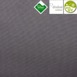 Toile extérieure Téflon grande largeur gris anthracite