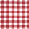 Toile polycoton grande largeur motif vichy rouge et blanc
