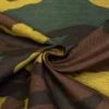 Toile polycoton grande largeur imprimée camouflage