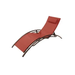Toile textilène rouge tomette