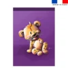 Torchon imprimé bébé hyène - Création Stillistic