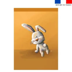 Torchon imprimé bébé lapin - Création Stillistic