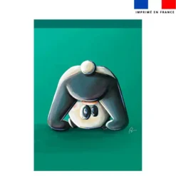 Torchon imprimé bébé panda - Création Stillistic