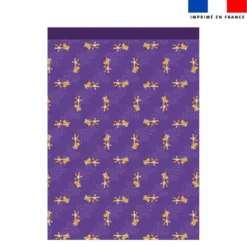 Torchon imprimé mini bébé girafe - Création Stillistic