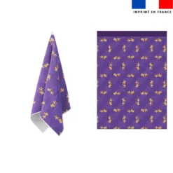 Torchon imprimé mini bébé girafe - Création Stillistic