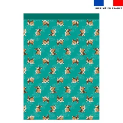 Torchon imprimé mini bébé guépard - Création Stillistic