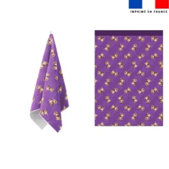 Torchon imprimé mini bébé hyène - Création Stillistic