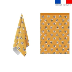 Torchon imprimé mini bébé éléphant - Création Stillistic