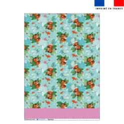 Torchon imprimé mini capybara - Création Stillistic