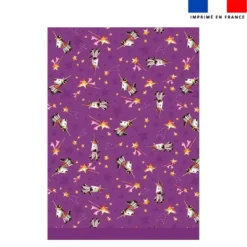 Torchon imprimé mini licorne - Création Stillistic