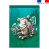 Torchon imprimé singe gourmand - Création Stillistic
