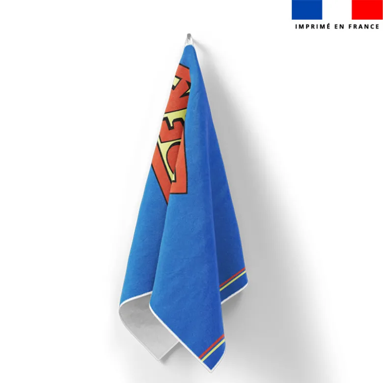 Torchon imprimé super dad
