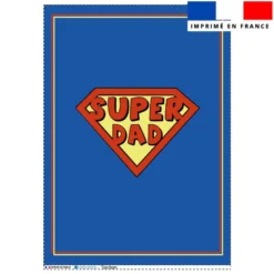 Torchon imprimé super dad