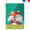 Torchon imprimé Tigre Lou-Stick - Création Stillistic