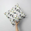 Toucan et papillon - Fond blanc