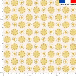 Tourbillon astro soleil - Fond écru - Création Lucie OBATON