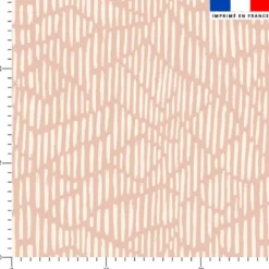 Trait abstrait rétro - Fond beige