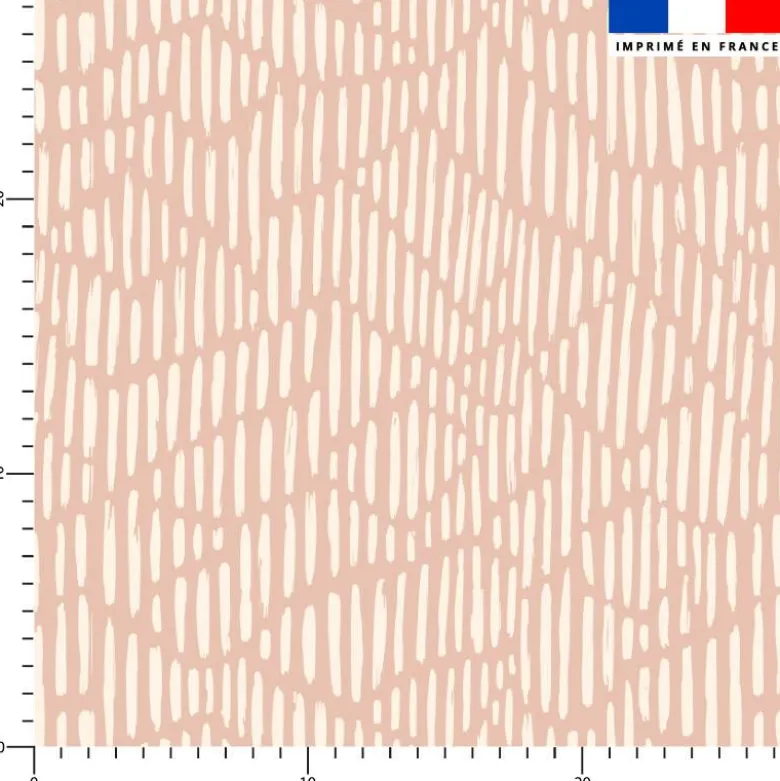 Trait abstrait rétro - Fond beige
