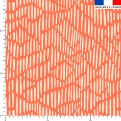 Trait abstrait rétro - Fond orange