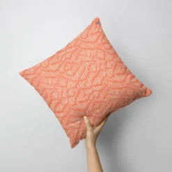 Trait abstrait rétro - Fond orange
