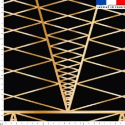 Triangle doré - Fond noir