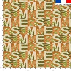 Tropical summer - Fond orange - Création Lucie OBATON