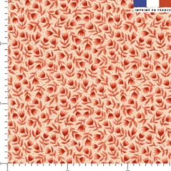 Tulipes rouges - Fond crème - Création Andréa Leonelli