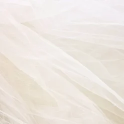 Tulle couleur ivoire pour robe de mariée grande largeur