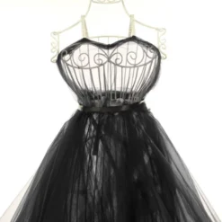 Tulle couleur noir pour robe de mariée grande largeur