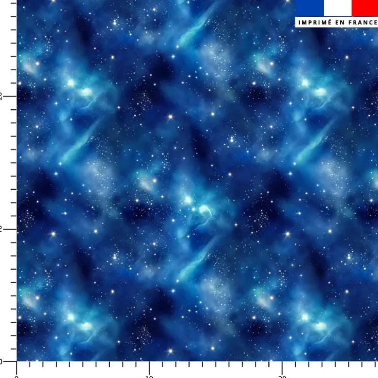 Univers bleu - Fond bleu