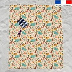 Vacances d'été - Fond beige