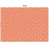 Velours corail imprimé fleur vintage seventies