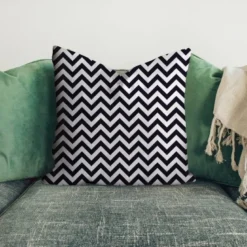 Velours écru imprimé chevron