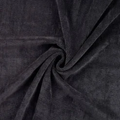 Velours côtelé gris anthracite