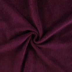 Velours côtelé prune