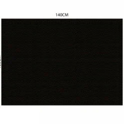 Velours noir motif poinçon de lys jaune