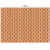 Velours orange et violet motif forme géométrique rétro