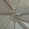 Velours stretch brillant crème