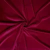 Velours stretch brillant rouge foncé