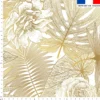 Végétal mordoré dégradé ocré - Fond blanc