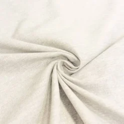 Voilage polycoton lin chiné crème grande largeur